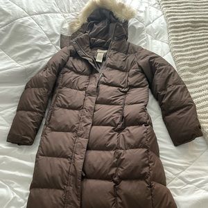 LL Bean full length winter coat size S. Lightly worn